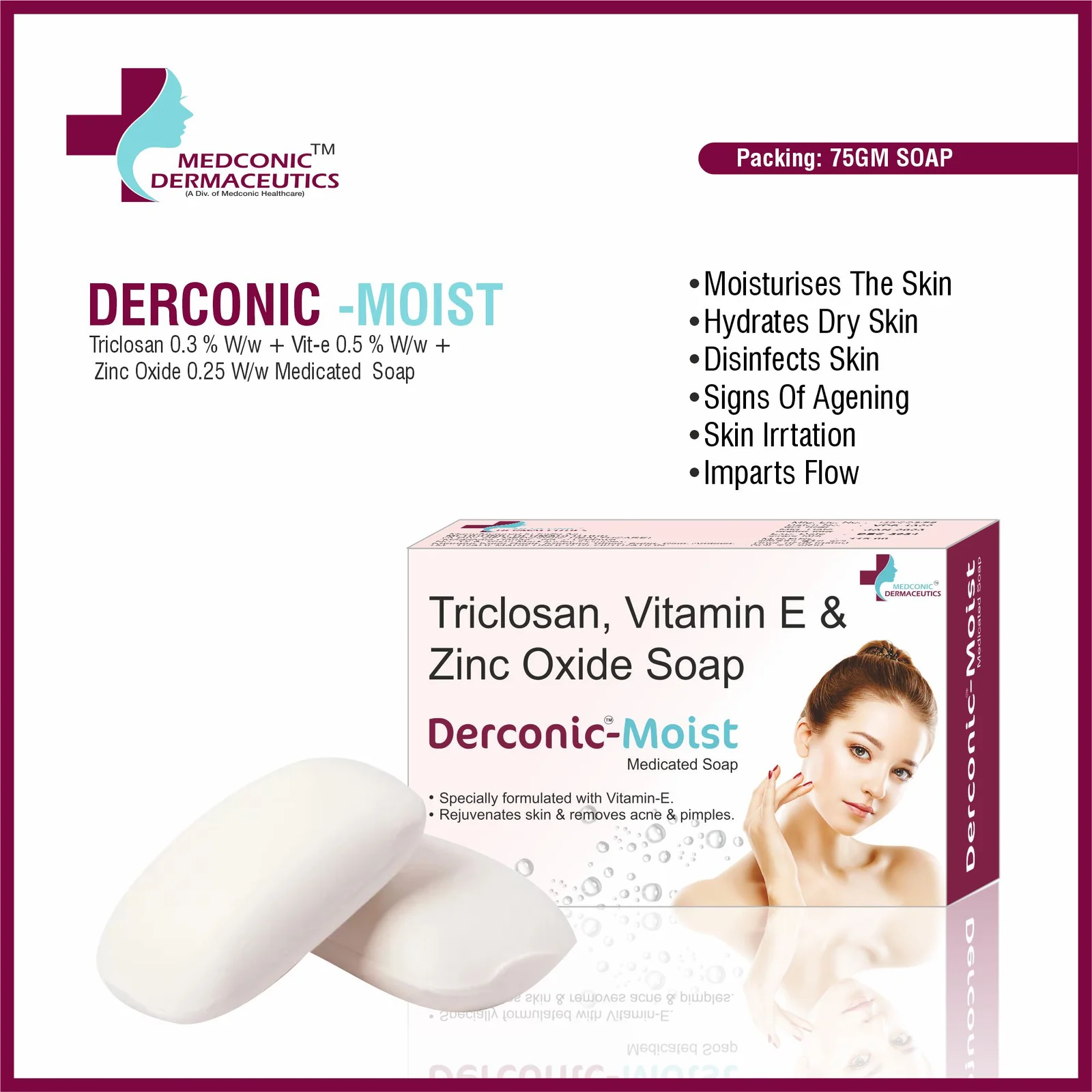 DERCONIC MOIST SOAP